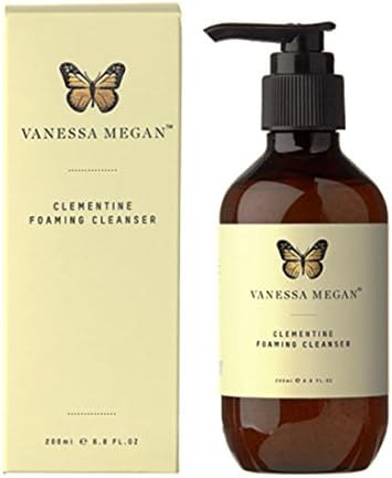 Vanessa Megan Clementine Foaming Cleanser 200ml Australian-certified Organic 100% Natural Chemical-free