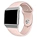 NAHAI Compatible Fitbit Ionic Bands, Soft Silicone Replacement Strap Accessory Breathable Wristbands for Fitbit Ionic Smart Watch, Large Small