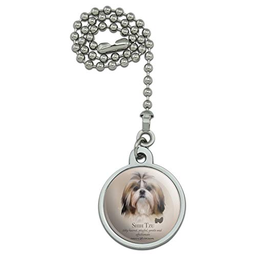 GRAPHICS & MORE Shih Tzu Dog Breed Ceiling Fan and Light Pull Chain