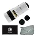 CamKix Camera Lens Kit Compatible with iPhone SE / 5S / 5 Including 8X Telephoto Lens/Fisheye Lens/Macro Lens/Wide Angle Lens/Tripod/Phone Holder/Hard Case/Bag/Cloth