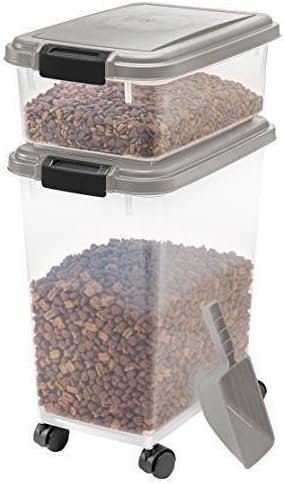 WW shop 3- Piece Airtight Pet Food Storage Container Combo:New
