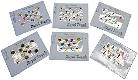 A pack of 6 Indian Bindis