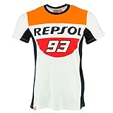 Honda Repsol Marc Marquez 93 Moto GP White Panel T-shirt Official 2017
