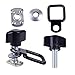 Hard Top Quick Removal Fastener Thumb Screw & Nut Kit for Jeep Wrangler YJ TJ JK JKU Sports Sahara Freedom Rubicon X & Unlimited X 2/4 Door 1995-2016