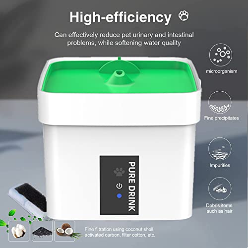 Cat Fountain Automatic Pet Water Fountain Pet Water Dispenser, Dog/Cat Health Caring Fountain and Hygienic Dog Fountain (Small Fountain)