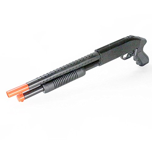 BBTac Airsoft Gun Package - Police Entry Team Collection of 4 Airsoft Guns - Full Auto AEG Airsoft Electric Rifle, Shotgun, SMG and Pistol, 5000 BB Pellets, Great for Starter Pack Game Play