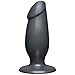 Doc Johnson American Bombshell - Fat Man - Dildo or Butt Plug - Gunmetal Grey