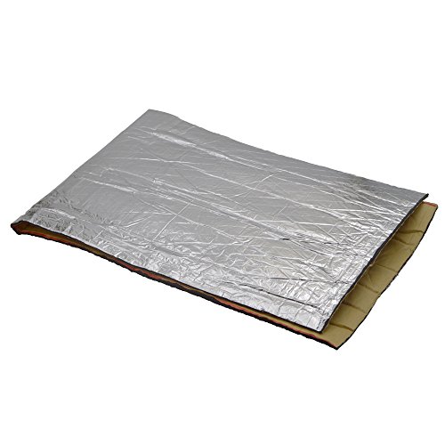 39.3" X 11.8" Car Noise Sound Deadener Deadening Heat Shield Moistureproof Mat for ABS Fairing Motorcycle Heatshield (3 Sq Foot)