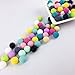 50pc 12mm Silicone Beads Loose Teething Chew Teething Teether Toy DIY Supplies