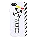 iPhone 7/8 Case Street Fashion Design, Flexible Durable Full-Protective Back Case Cover for iPhone 7/8 4.7inch (White)