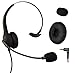 Headset Headphones with Volume + Mute Control for Cisco SPA Series Spa303 Spa504g and Other, Polycom Soundpoint IP 320 330, Grandstream, Cortelco