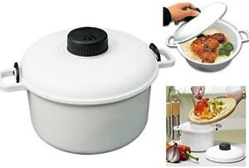 NEW MICRO MICROWAVE PRESSURE COOKER STEAMER VEGETABLE RICE PASTA COOKING POT PAN