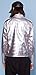 24HRS by Lip Service Techno Rave Space Silver Holo Tint Metallic Jacket