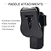 Colt 1911 5'' Holster OWB, Paddle Holster fit 1911 Colt 45, Girsan 1911 MC, Variants 1911, Browning MK3, 360 Degree Adjustable Tactical Polymer Pistol Holsters, Right-Handed