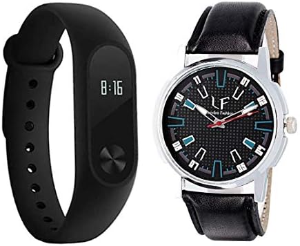 Watch and LED Band Display Combo For Men
