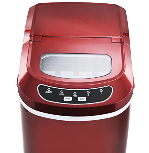 Neu Eiswürfelmaschine Eismaschine Icemaker Eiswürfelbereiter 3 Farben zum Auswählen Popamazing (Rot) – Bild 5