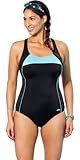 Aquabelle Women's Chlorine Resistant X-Back Swimsuit