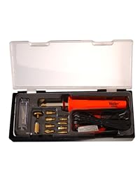 Juego de pirógrafo Weller, 25 W para madera de tronco corto.