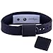 BANDCUFFS Brand Security Loop for AMIIGO Fitness Bands; Select Your Color/Quantity (Simply Black - 2 PCS)