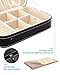 Jewelry Box for Women, Leather Jewelry Storage Box Necklace Organizer and Earring Bracelet Ring Holder Case with Removable Dividers