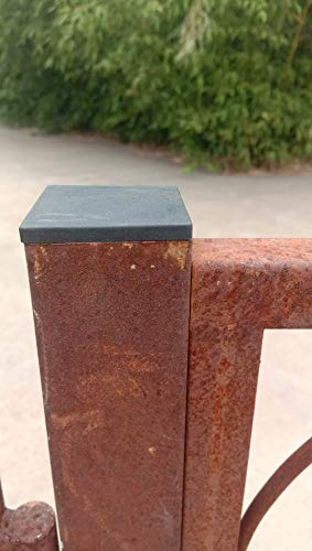 Zen Man Edelrost Gartenzäune Metallzaun Eisenzaun Schmiedezaun zaunelemente Metall Rost Handarbeit Total L100cm H100cm… – Bild 4