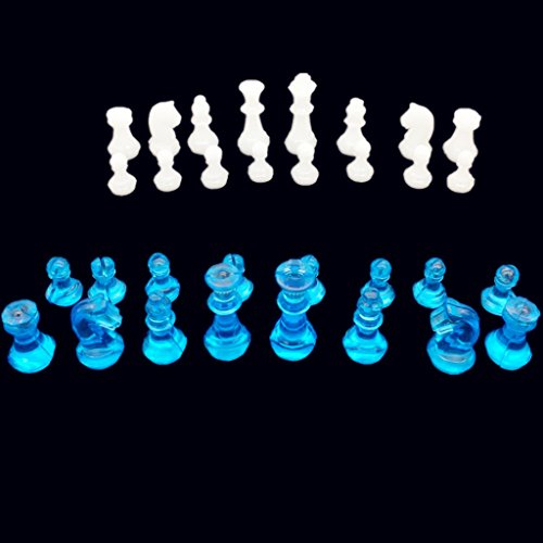 International Chess Shape Clay Mold, Epoxy Resin, Pendant Silicone Mold with Jewelry Molds,Earring Necklace Making and DIY Craft Making,Fondant Candy Mold - Thumbnail 3