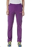 Women's Convertible Quick Dry Pants With Stretch Waist for Hiking Camping Climbing Mountaineering Travel by Makino