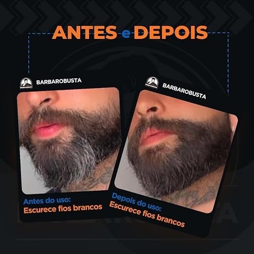 Barba Robusta Kit Para Preencher as Falhas da Barba 3 Preenchedores de Barba