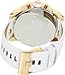 Diesel DZ7271 sba oversize rose gold-tone/white dial leather strap unisex watch NEW