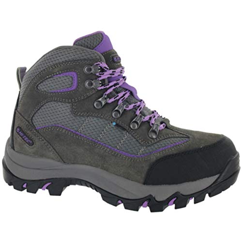 Hi-Tec Women's Skamania Mid Waterproof Hiking Boot, Grey/Viola,7 M US Hi-Tec Women's Skamania Mid Waterproof Hiking Boot, Grey/Viola,7 M US