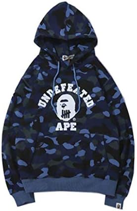 Mulynn Fashion Camouflage Print Drawstring Hoodie Men/Women