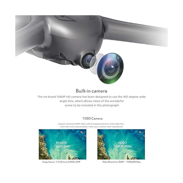 WEHOLY Spielzeugmodell RC-Drohne mit Kamera 5G 1080P WiFi FPV Brushless GPS-Positionierung Follow Me Höhe Hold RCFor… – Bild 3