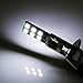 KATUR 2x H1 6500K HID Xenon White 12-SMD LED Replacement Bulbs Car Fog Daytime Running Lights DRL Lamps