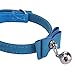 SPHTOEO Blue Cat Pet Collar kitten Velvet Bow Tie Neck Safety Bowtie With Bell