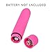 Small Bullet Vibrator for Women: Waterproof Mini Wand Massager with 10 Modes, Personal Vibrating Massager for Clitoral G Spot Nipple, Female Sex Toy, Pink (Dark Pink)
