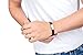 Jstyle Jewelry Men's Stainless Steel Religious Black Rubber Cross Bracelet