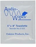 Audiowipes Disinfectant Towelettes 100 Per Bag