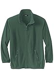 Kingsize Men's Big & Tall Explorer Fleece Zip Jacket