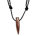 Cobrabraid MG Projectile Bullet Necklace, Brass, 50-Caliber