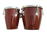 Alligator Wooden Bongo Set With cover