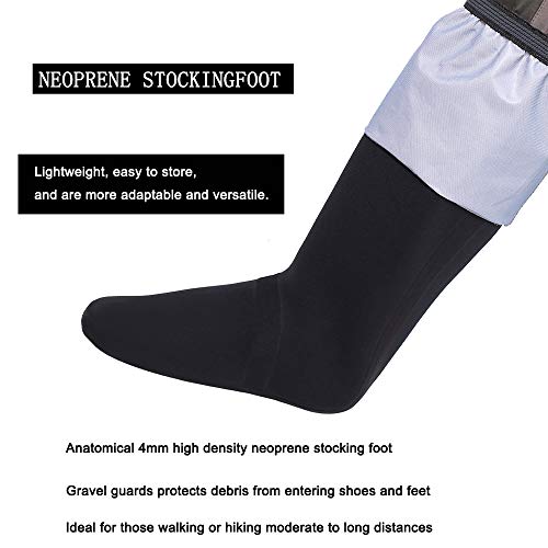 Fliegenfischen Wathose Herren Wasserdicht Bein Hose Stockingfoot Hüfte Wader Oberschenkel Angelhose Wathosen… – Bild 8