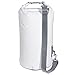 Skog Å Kust DrySåk Waterproof Floating Dry Bag with Exterior Zippered Pocket | for Kayaking, Rafting, Boating, Swimming, Camping, Hiking, Beach, Fishing | 20L White