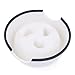 SUPERDESIGN Slow Feeder Dog Bowl Cat Bowl 1 Cup Slow Feeding Dog Bowl for Small Medium Breed Anti Gulping Healthy Eating Interactive Bloat Stop Fun Alternative Non Slip Puzzle Dog Food Bowl, White