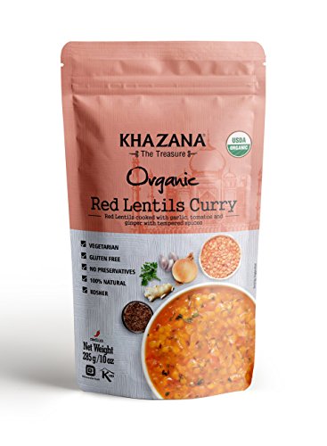 Khazana Gourmet Indian Entrée |USDA-Organic/Vegan|- ALL 5 FLAVORS Curry Variety Pack • 10oz(5 Pack) • [Fully Cooked & Ready-to-Eat Meals/Snacks/Dinner for a tasty bite of Indian Kitchen Food] - Thumbnail 5