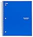 Five Star Spiral Notebooks, 5 Subject, Wide Ruled Paper, 200 Sheets, 10-1/2