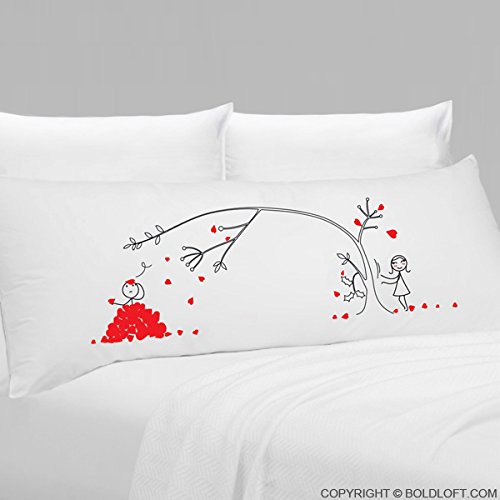 BOLDLOFT Love You Madly Body Pillowcase- Romantic Gifts for Boyfriend, Cute Gifts for Him or Her, Romantic Anniversary Gifts for Husband