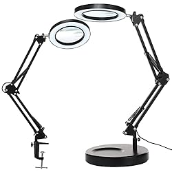 5X & 10X Magnifying Glass with Light and