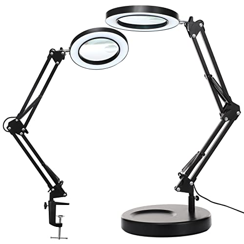 5X & 10X Magnifying Glass with Light and