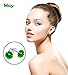 Earrings Bella.Vida Womens Sterling Silver May Simulated Birthstone Studs for Sensitive Ears 7mm