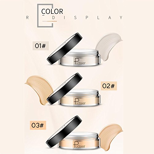 Concealer BB Cream Cover Acne Black Eye Professional Makeup Liquid Silky Smooth Face Foundation Moisturizing Waterproof (A)